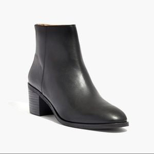 Madewell Black Leather Pauline Boot